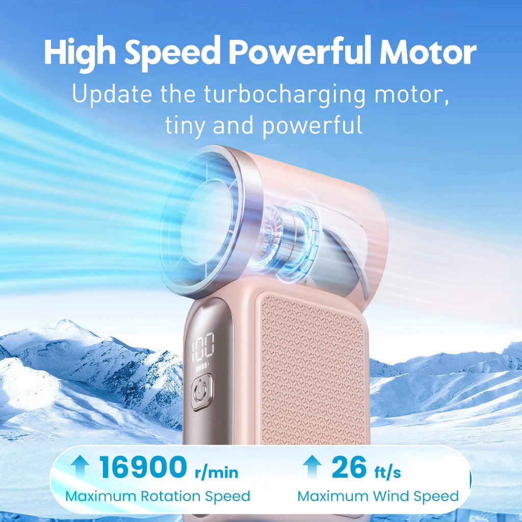 ZÉPHYR Turbo — Mini ventilateur de poche