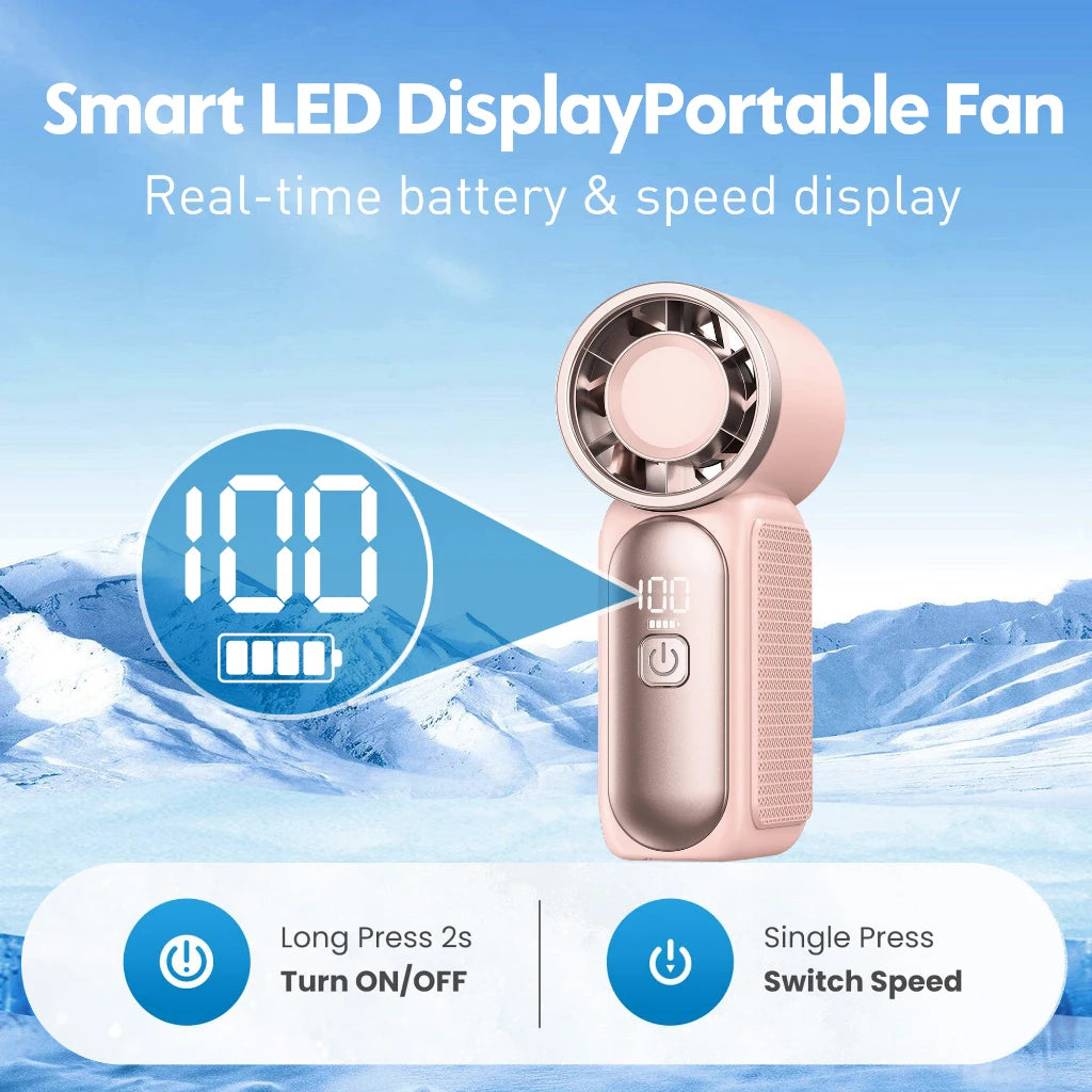 ZÉPHYR Turbo — Mini ventilateur de poche
